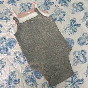 Baby Gap 3 Pack Tank Body Suits Size 12-18 Months